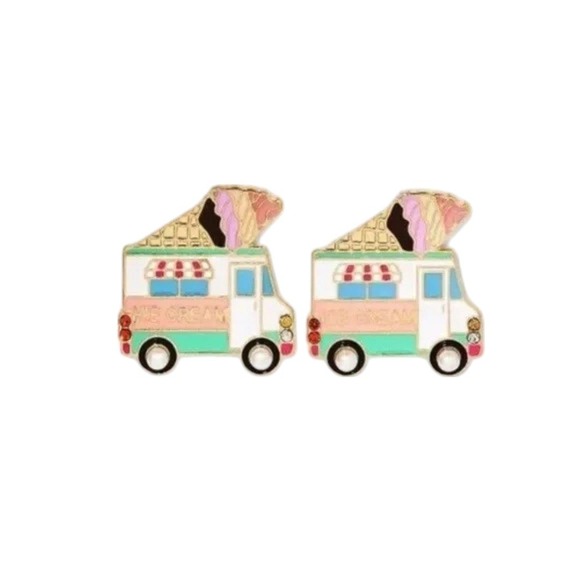 SUGARFIX‎ by BAUBLEBAR Sundae Funday Ice Cream Truck Earrings - Picture 1 of 1